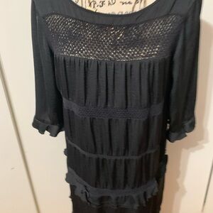 Who What Wear Black Mini Dress